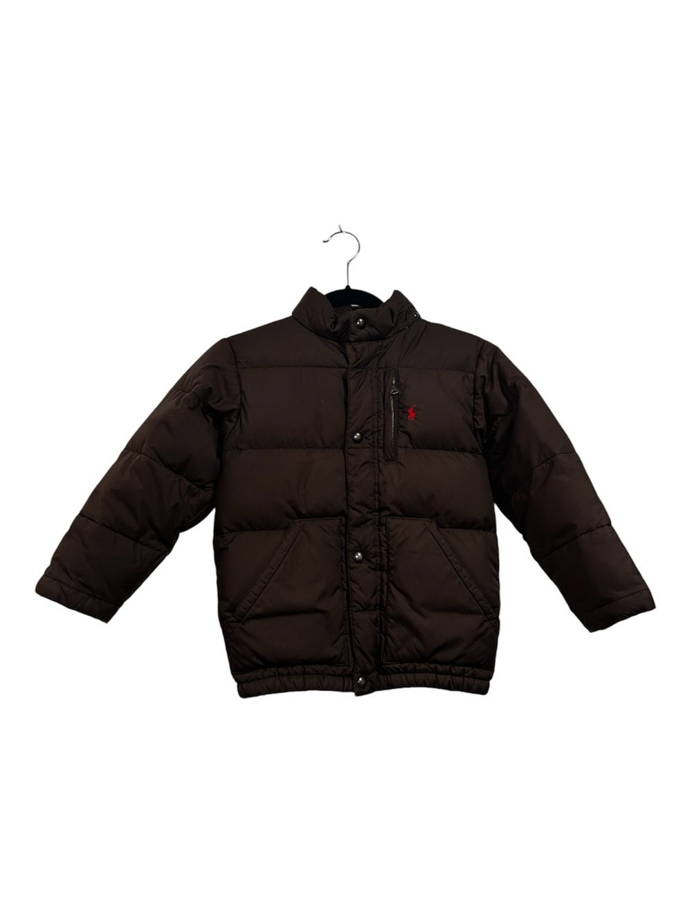 Polo Ralph Lauren kids Size 6 brown vintage down puffer feather fill coat jacket